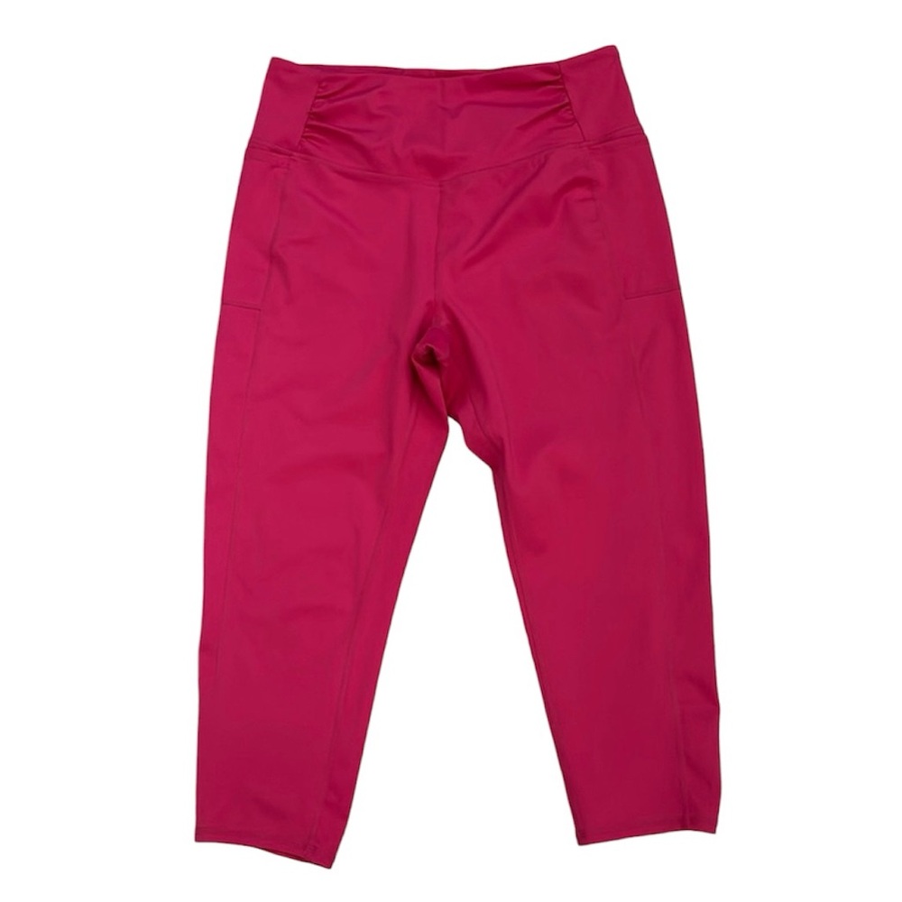 Free People Movement Pink Coral Leggings With Pockets Size Large